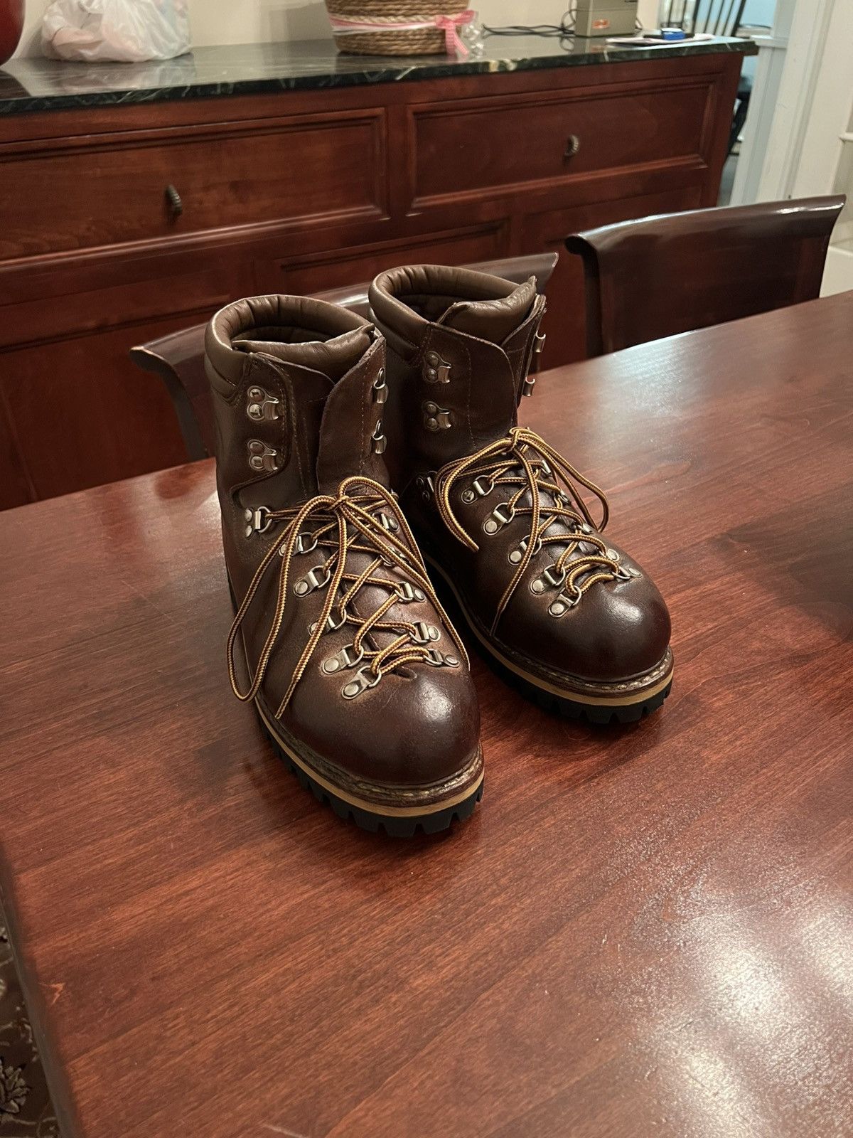 LOWA Vintage Lowa Mountaineering Boots - Size 9 - Made in Germany Size US 9 / EU 42 - 2 Thumbnail
