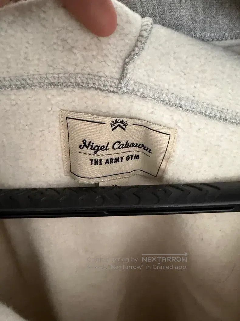 Nigel Cabourn Nigel Cabourn Hooded zip-up sweatshirt in mixed gray Size US XL / EU 56 / 4 - 2 Thumbnail