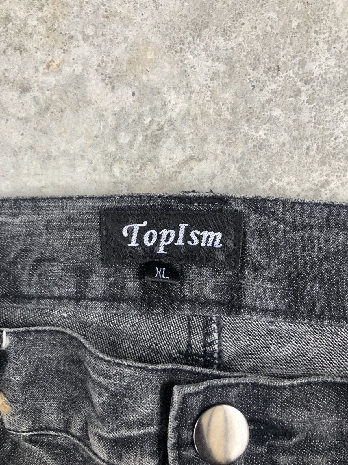 Japanese Brand Topism Flared Jeans Distressed Jeans Cargo Pants Multipocket Size US 34 / EU 50 - 18 Thumbnail