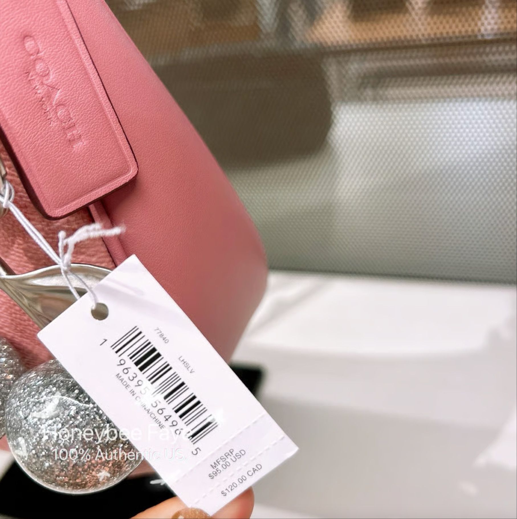 Coach NWT Coach Cherry Bag Charm/keychain sliver color Size ONE SIZE - 3 Thumbnail