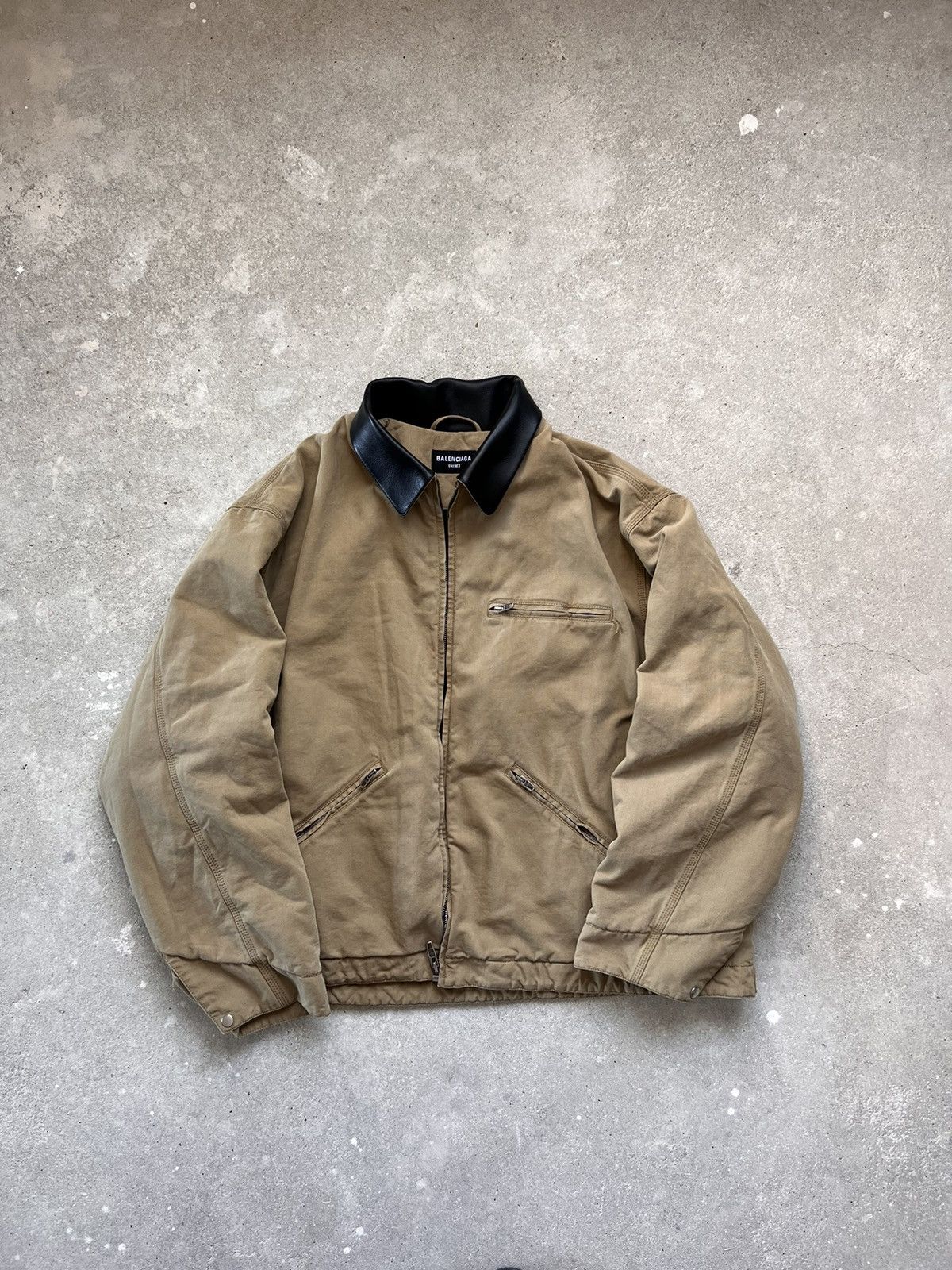 Balenciaga Balenciaga Worker Jacket Canvas Size US L / EU 52-54 / 3 - 1 Thumbnail