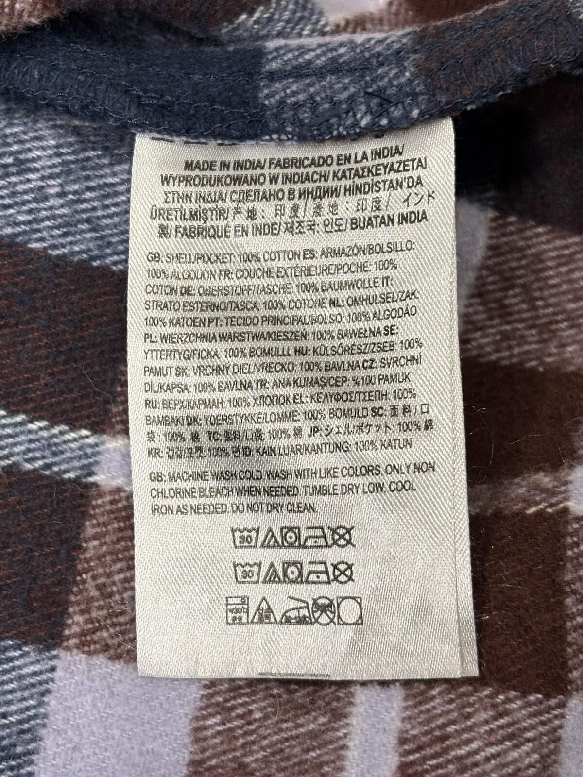 Vans Vans Shacket Men XL Flannel Thick Pocket Cotton Shirt Jacket Size US XL / EU 56 / 4 - 12 Thumbnail