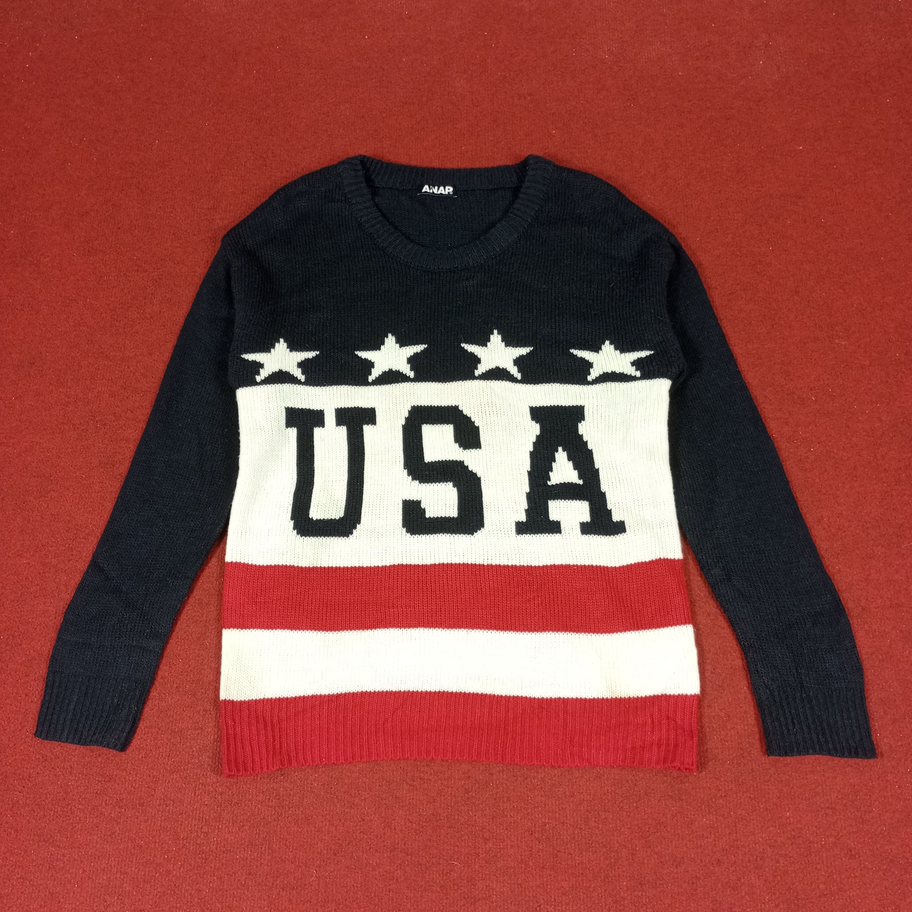 Vintage Anap USA Design Streetwear Style Knitwear Size US S / EU 44-46 / 1 - 1 Thumbnail