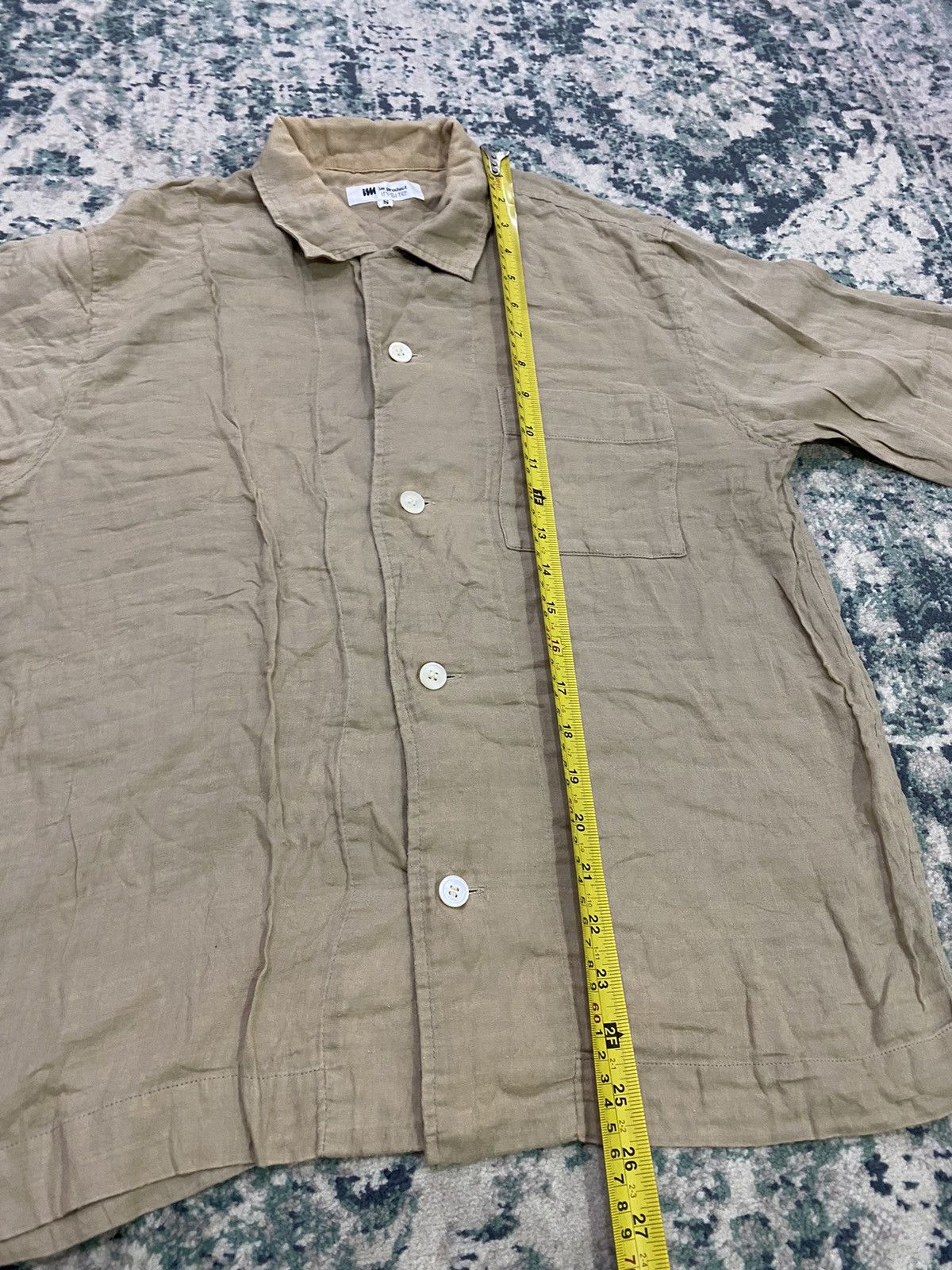 Issey Miyake Issey Miyake Men Pleated Textured Button Up Shirt Size US M / EU 48-50 / 2 - 5 Thumbnail
