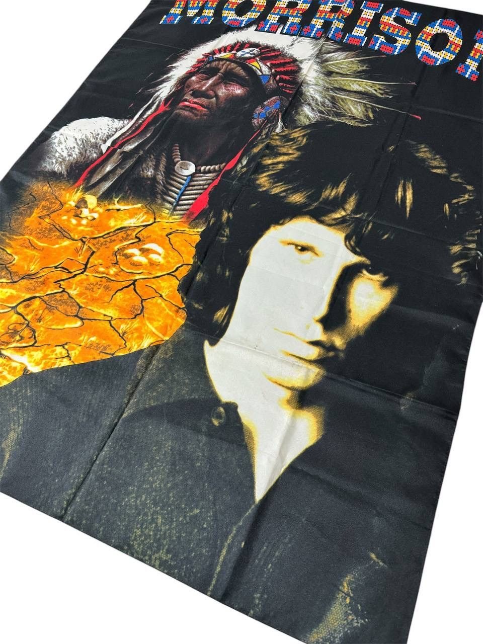 Band Tees Vintage Jim Morrison The Doors Wall Banner Tapestry Poster Size ONE SIZE - 2 Thumbnail