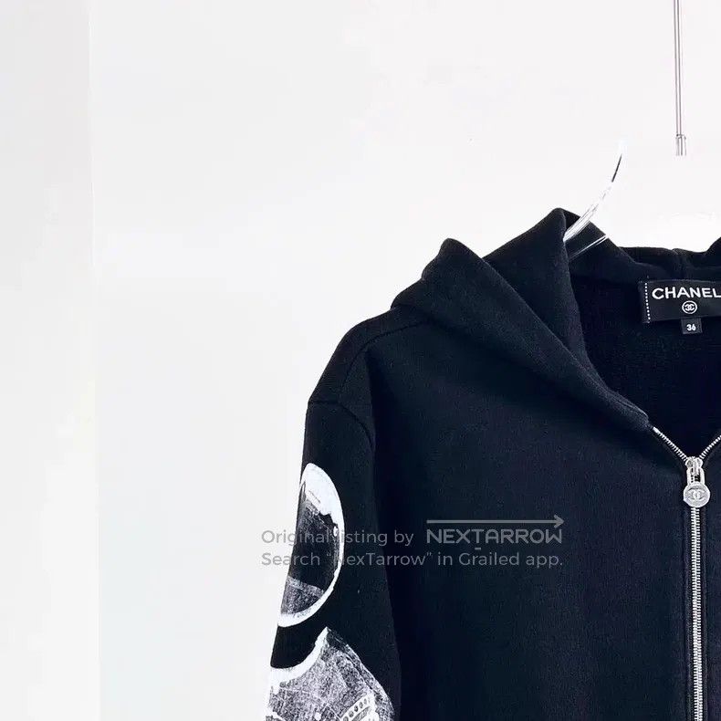 Chanel Chanel 17K Space Series Black Zipper Jacket Size XS / US 0-2 / IT 36-38 - 3 Thumbnail