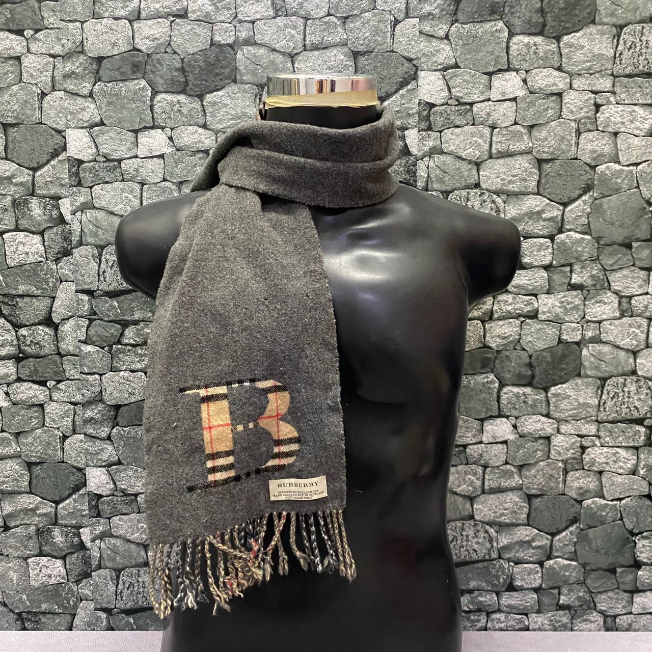 Burberry Prorsum Vintage 90s Burberry Exclusive by Scotland Scarf Size ONE SIZE - 2 Thumbnail