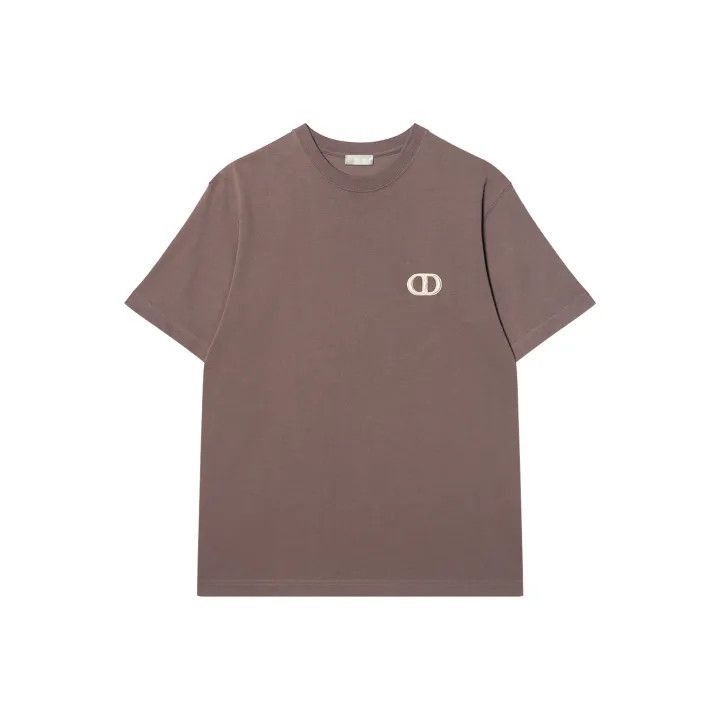 Dior Dior Dior SS23 Brown Logo Embroidered T-Shirt 0079-2507 Size US M / EU 48-50 / 2 - 1 Thumbnail