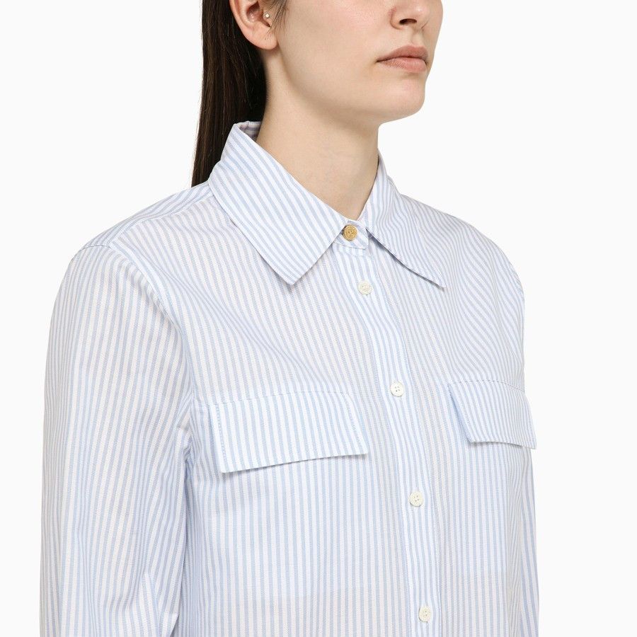 Palm Angels o1d2blof0924 Polos Shirts In Light Blue Size S / US 4 / IT 40 - 4 Thumbnail