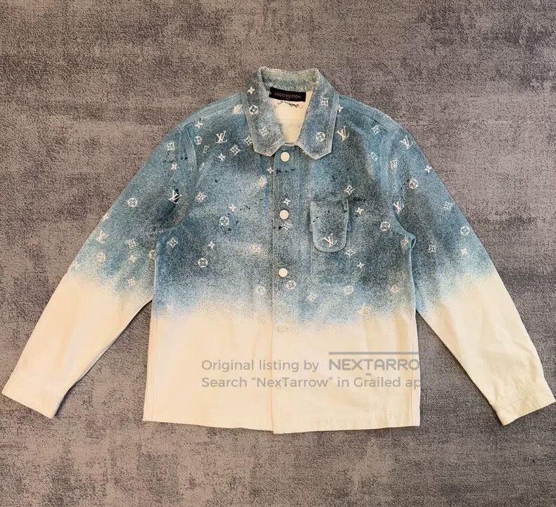 Louis Vuitton Louis Vuitton Blue Gradient Design jacket Size US L / EU 52-54 / 3 - 1 Thumbnail