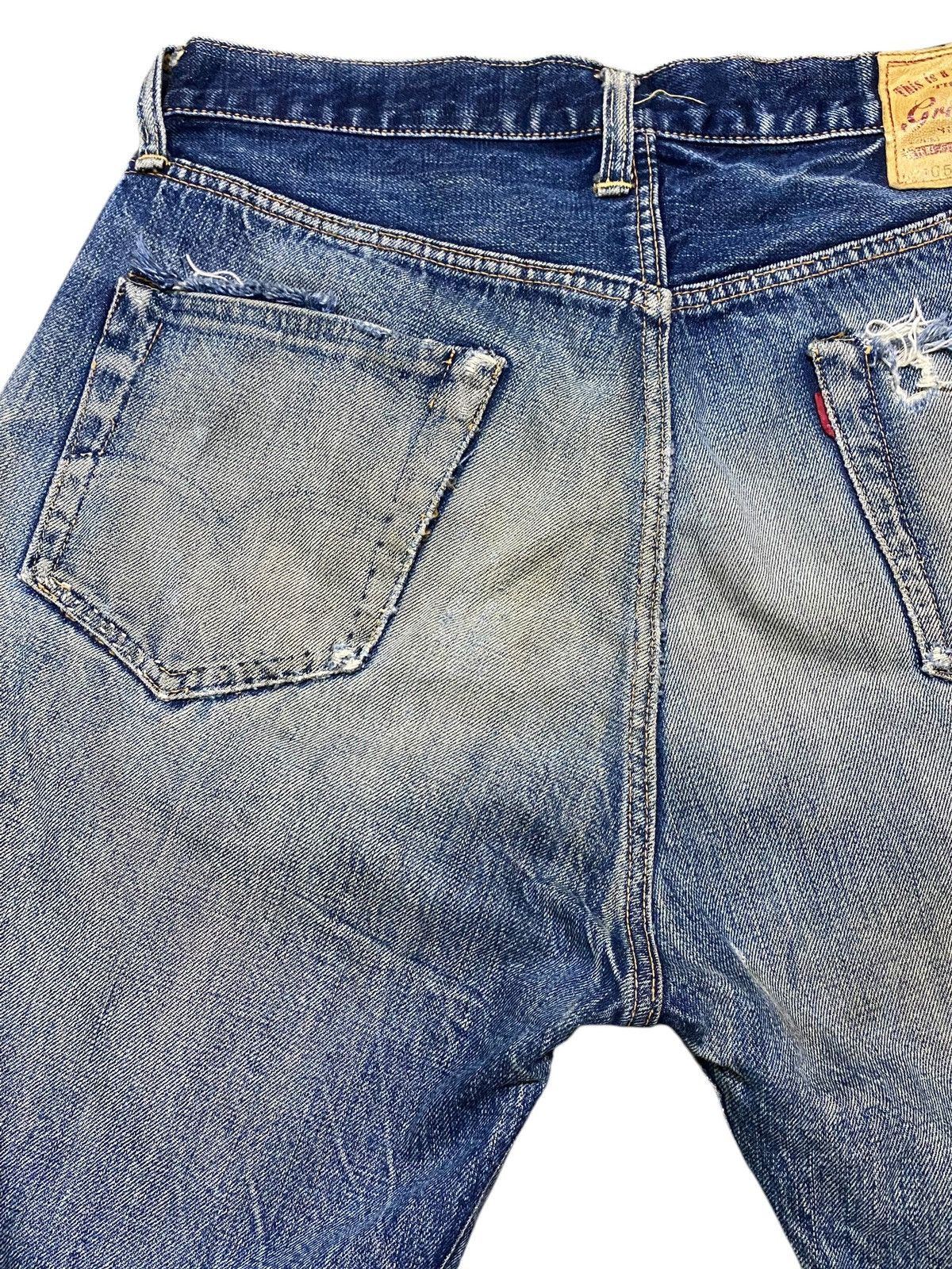 The Silver Stone Vintage Silver Stone Selvedge MudWash Distressed Short Jeans Size US 31 - 5 Thumbnail