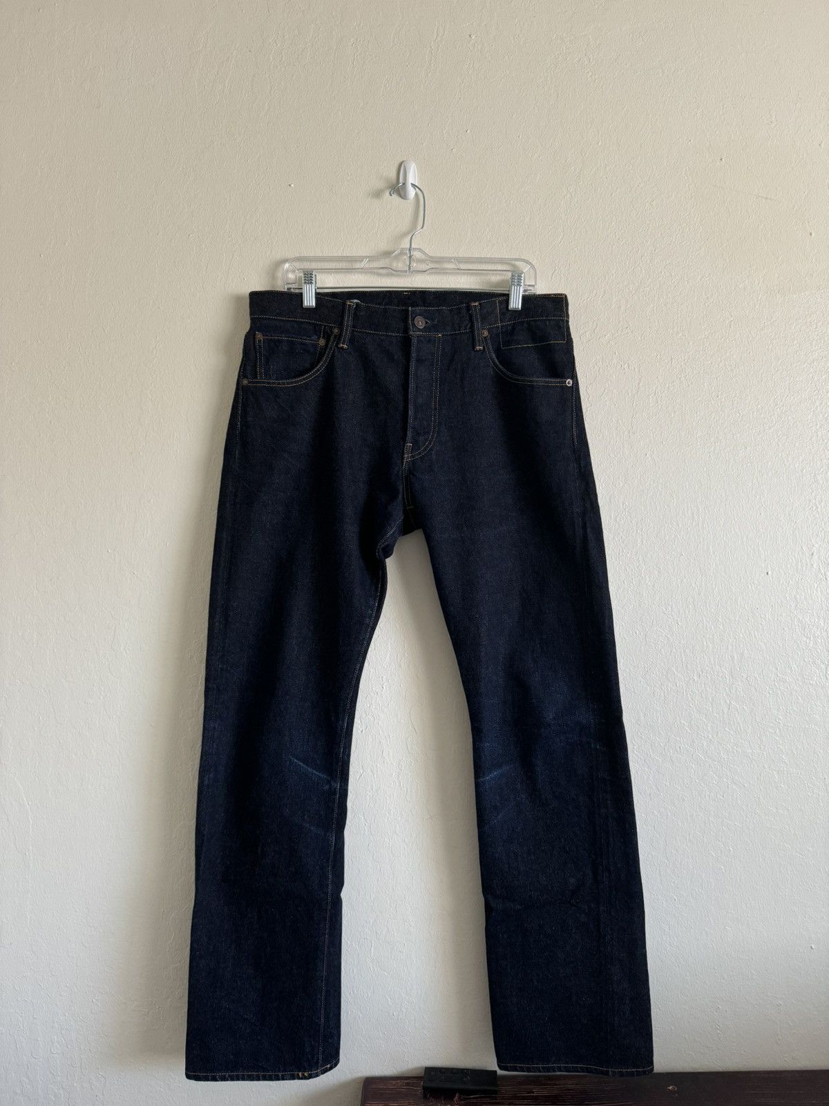 Social Sculpture 1.2 Mud wash red selvedge denim