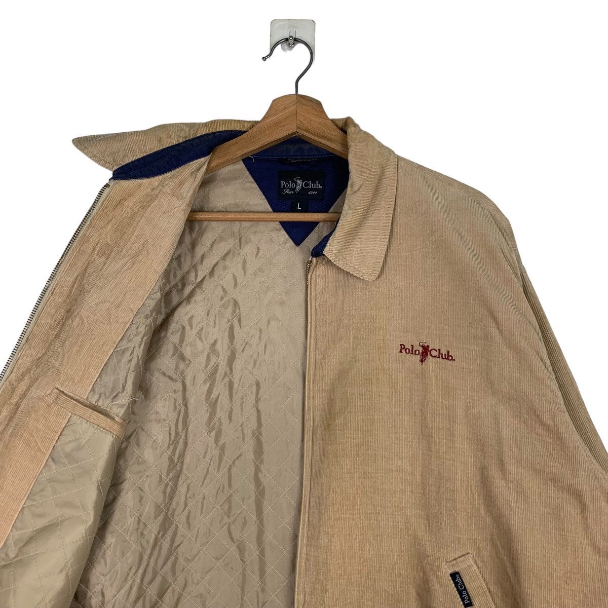 Japanese Brand POLO CLUB Collared Casual Corduroy Jacket #0564-C26 Size US L / EU 52-54 / 3 - 11 Thumbnail