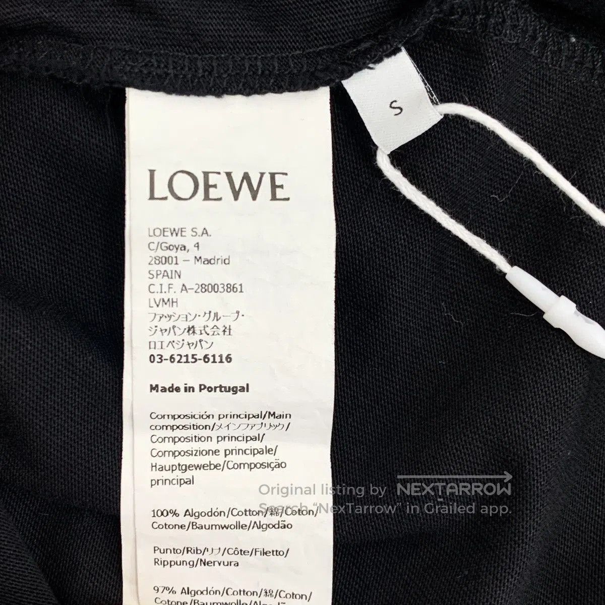 Loewe Black Pixelated Graphic Short Sleeve T. Size US S / EU 44-46 / 1 - 7 Thumbnail