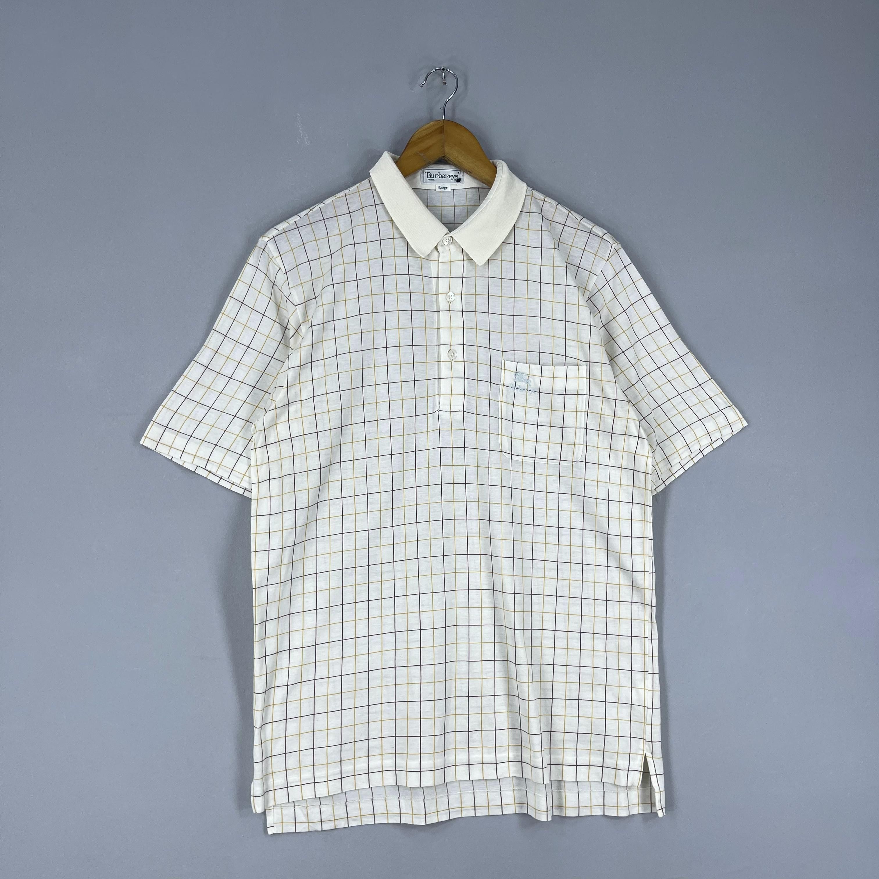 Burberry Vintage BURBERRYS London Plaid Checkered Multi Polo Shirt Size US M / EU 48-50 / 2 - 4 Thumbnail
