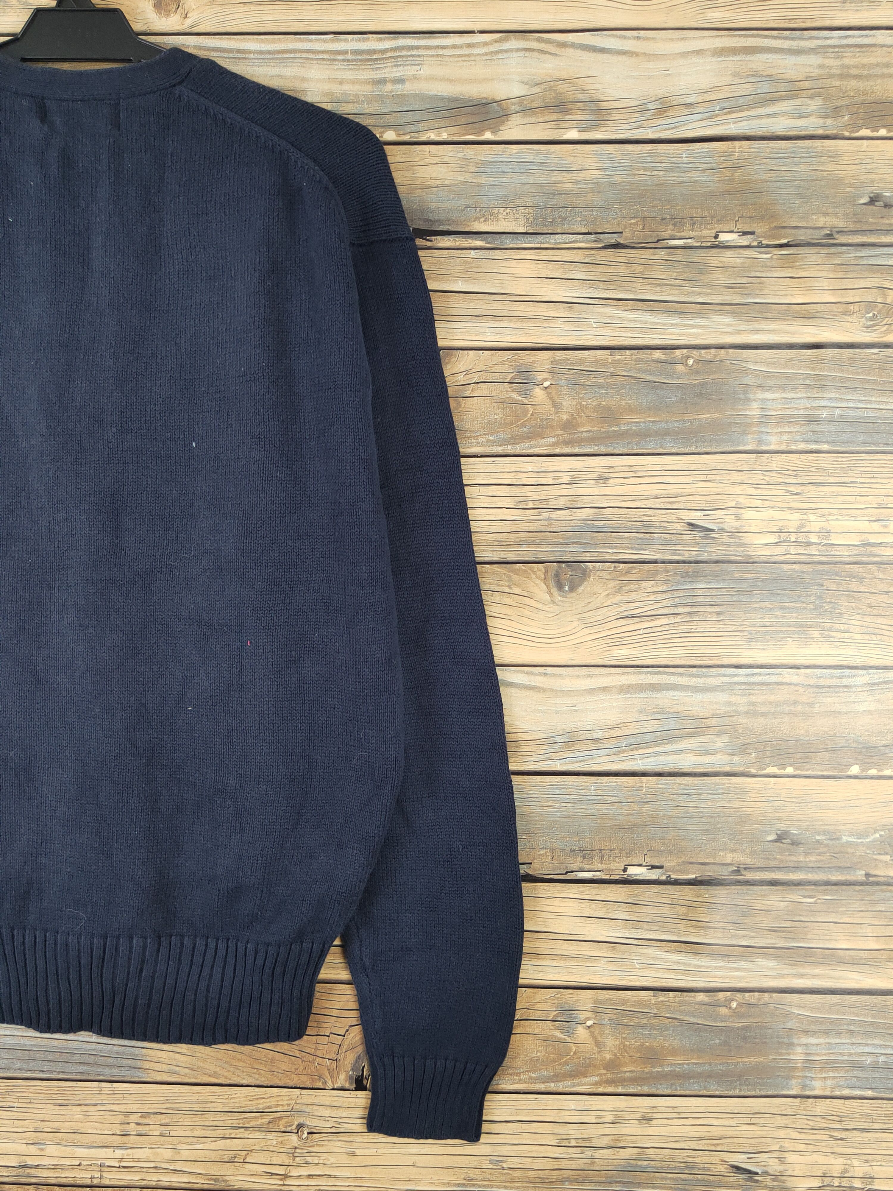 Homespun Knitwear × Japanese Brand East Boy Navy Knitwear Cardigan #W2020 Size US M / EU 48-50 / 2 - 10 Thumbnail