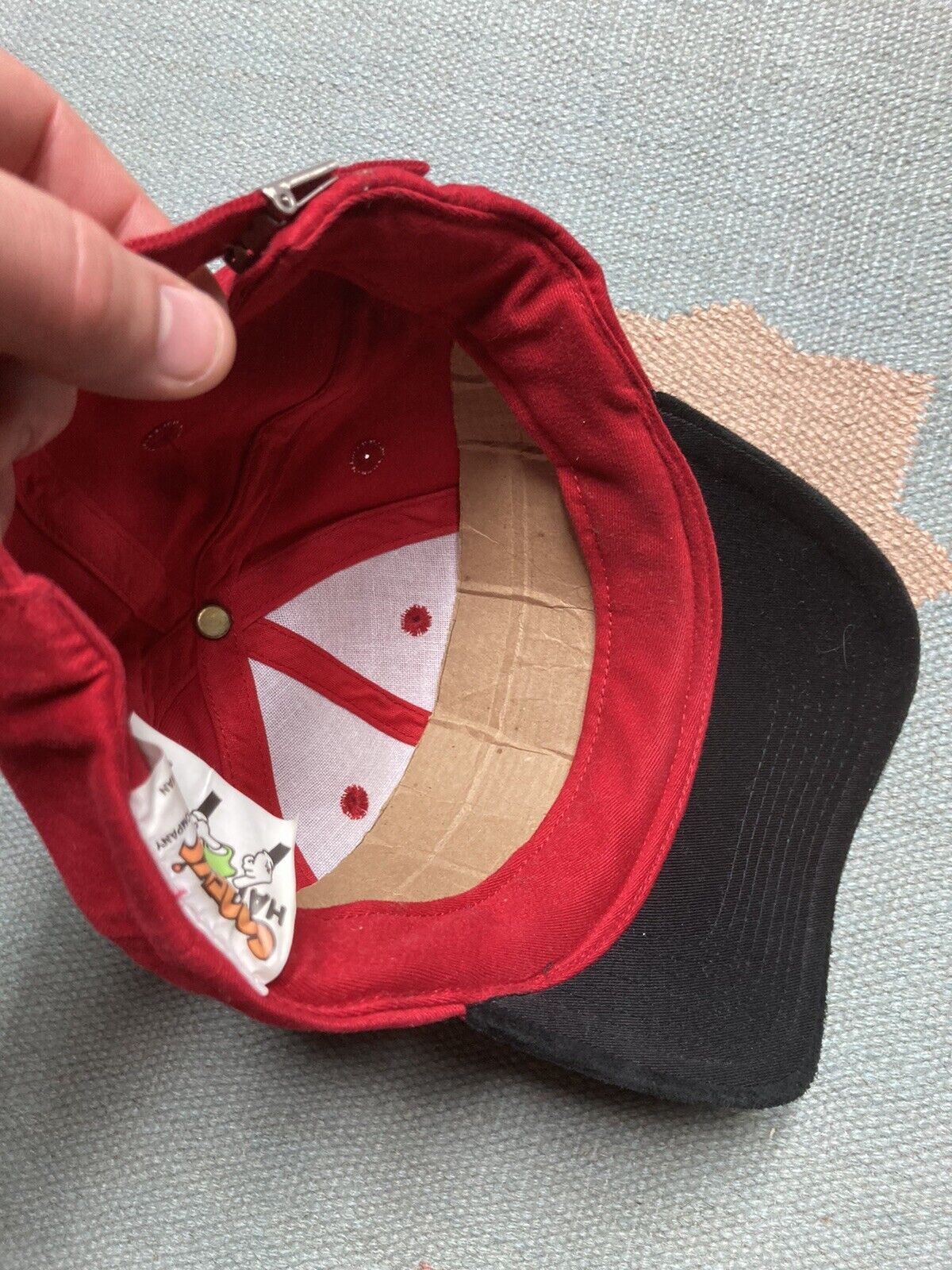 Disney × Vintage VTG hat Mickey Mouse Disney cartoon embroidered adjustable Size ONE SIZE - 7 Thumbnail