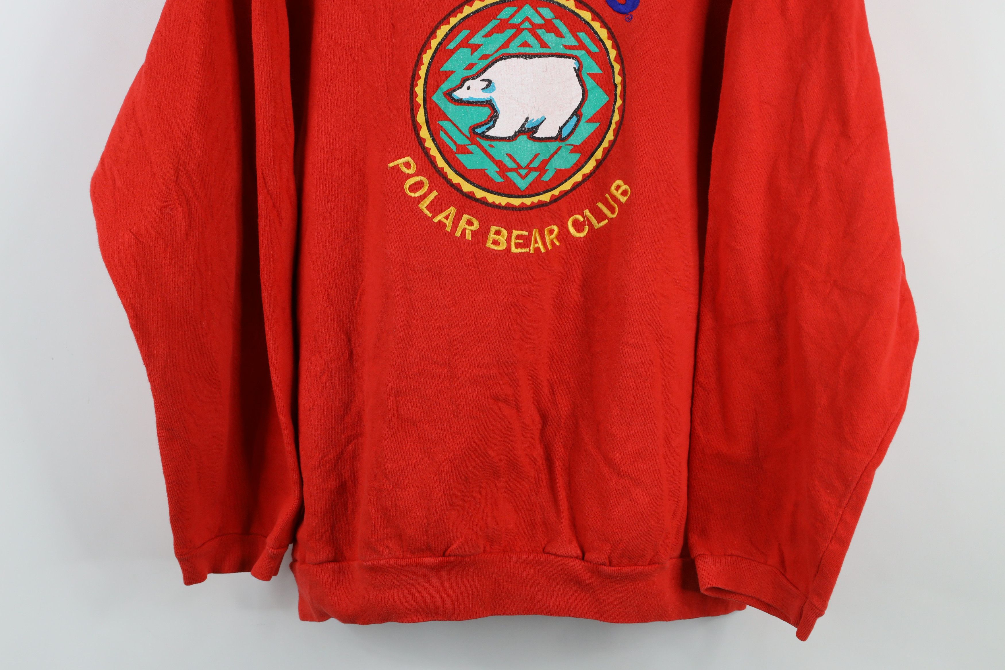 Guess × Vintage Vintage 90s Guess Polar Bear Club Crewneck Sweatshirt USA Size US XXL / EU 58 / 5 - 3 Thumbnail