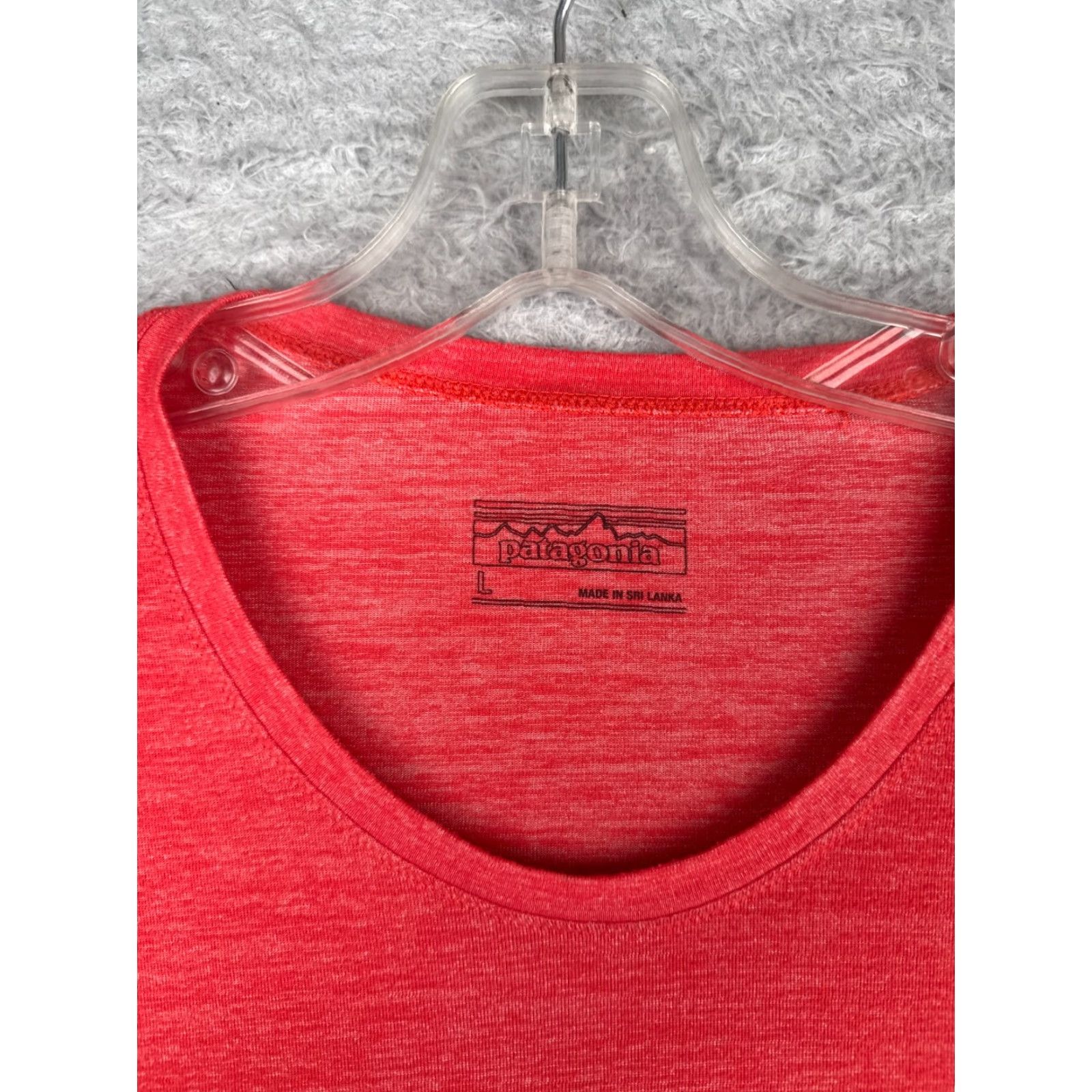 Patagonia Patagonia Shirt Women Large Pink Short Sleeve Crew Neck Nylon Blend Glorya Tee Size L / US 10 / IT 46 - 6 Thumbnail