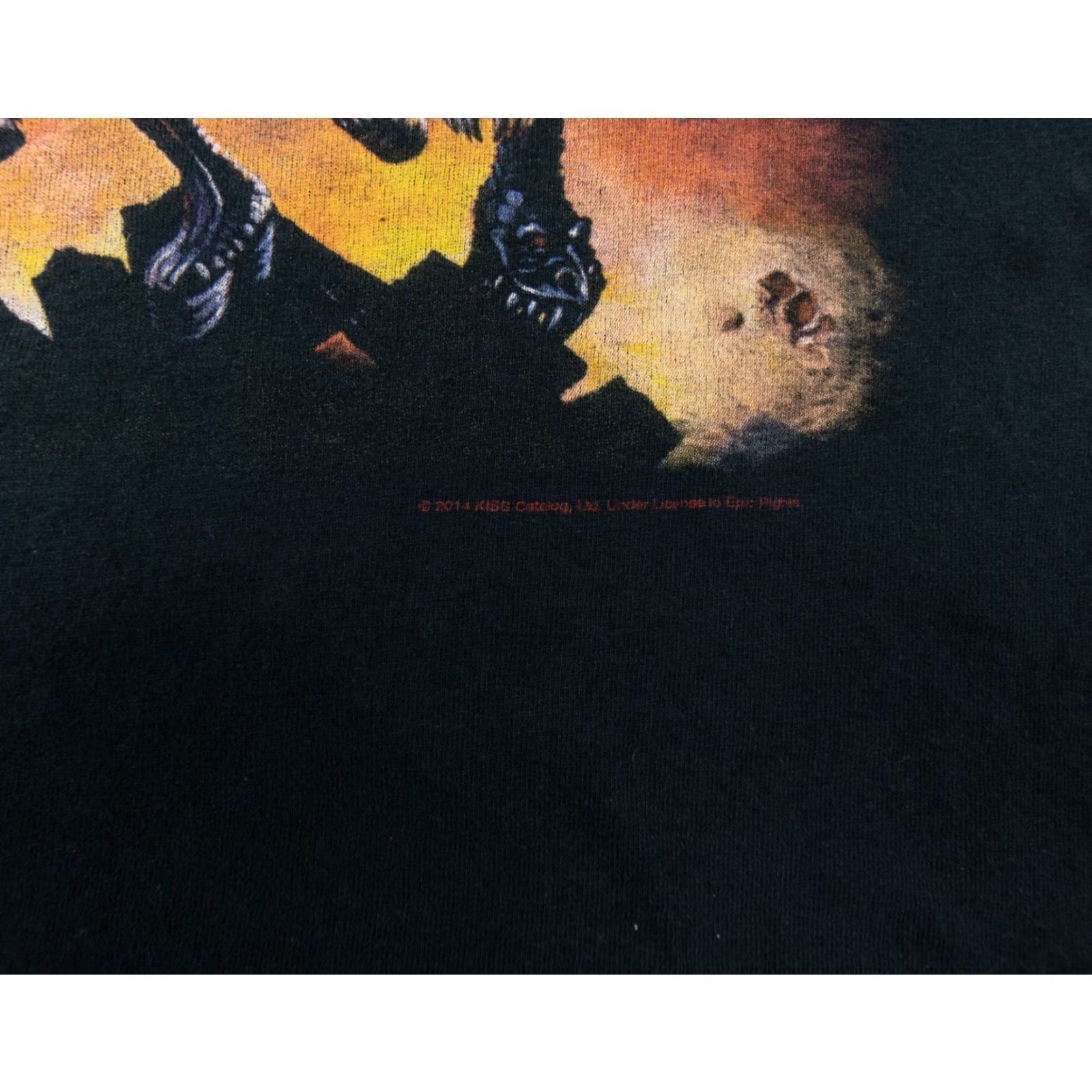 Vintage Kiss 2014 Shirt Adult Small Black Short Sleeve Music Band Tee Mens Size US S / EU 44-46 / 1 - 3 Thumbnail