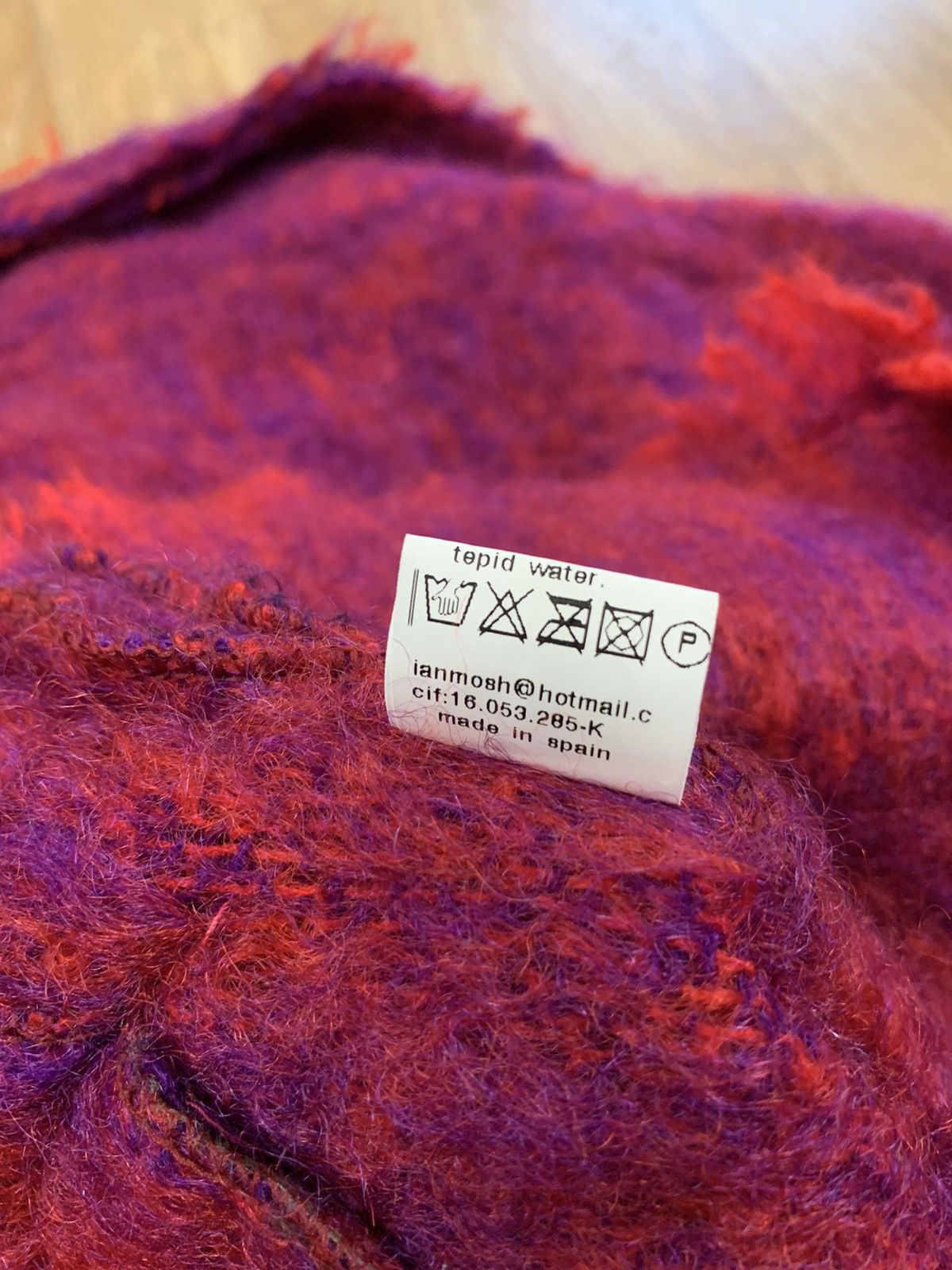 Designer × Japanese Brand × Vintage Rare Ian Mosh Avantgarde Mohair Jacket Vivienne Style Size S / US 4 / IT 40 - 6 Thumbnail