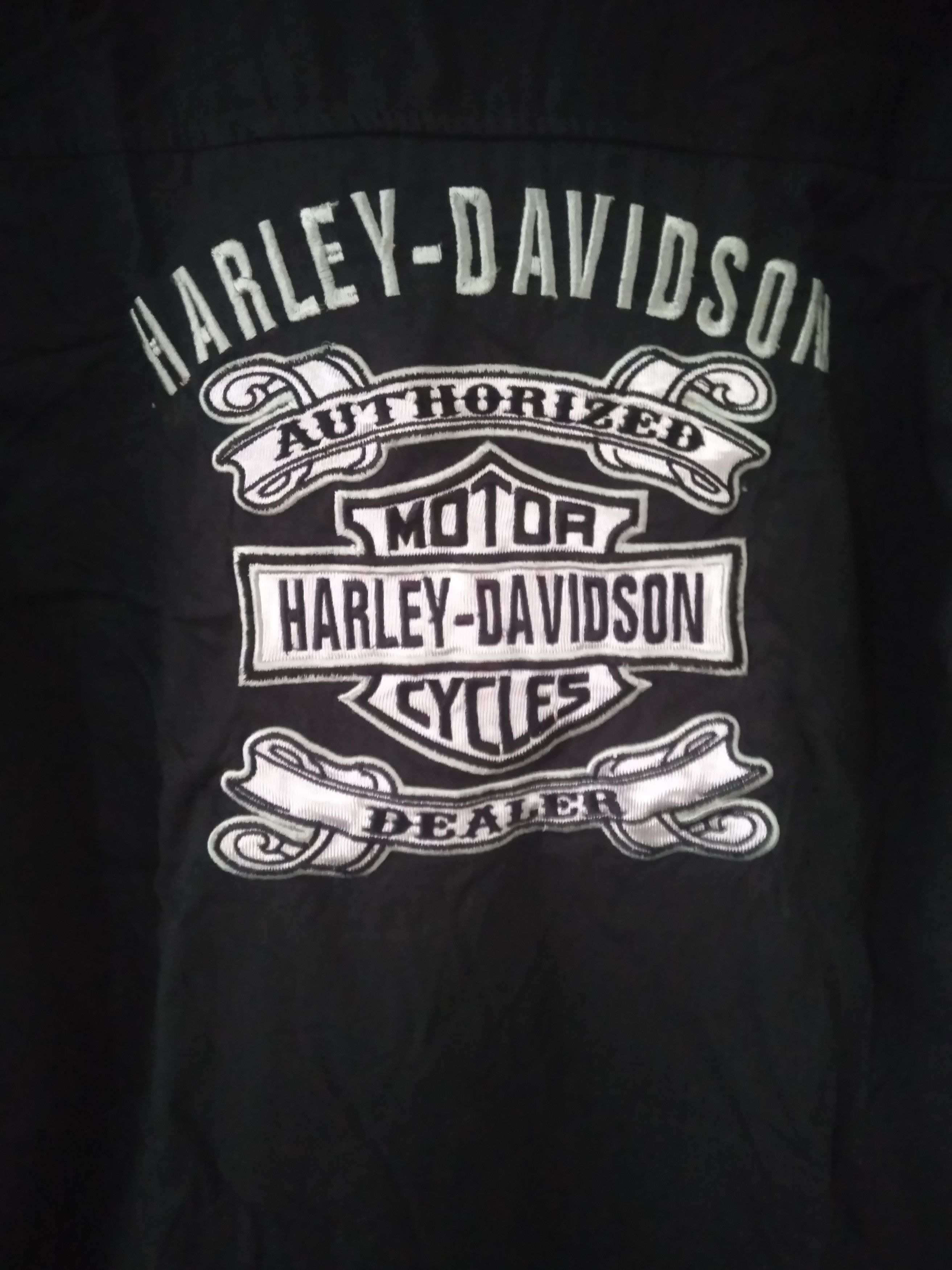 Harley Davidson Vintage Harley Davidson Shirt Motorcycle Embroidered Logo Size US XL / EU 56 / 4 - 8 Thumbnail