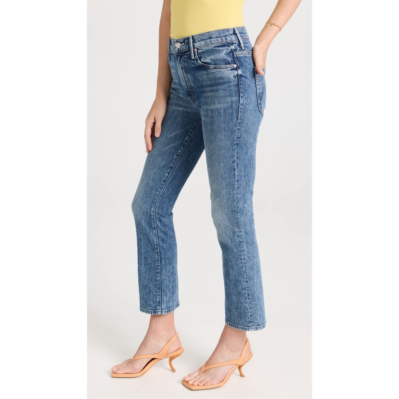 MOTHER Mother The Insider Ankle Jeans Destination Unknown 27 Size 27" / US 4 / IT 40 - 4 Thumbnail