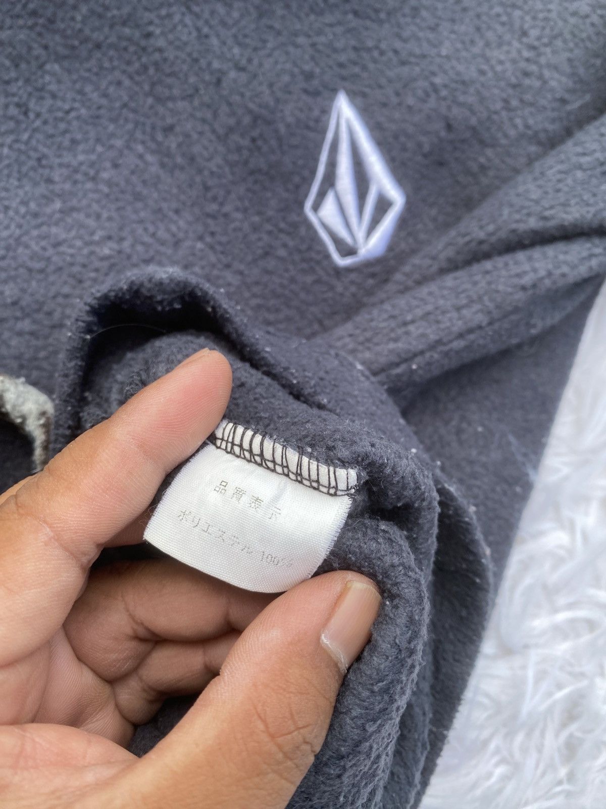 Volcom Rare Volcom Fleece Grey Hoodie Size US L / EU 52-54 / 3 - 14 Thumbnail