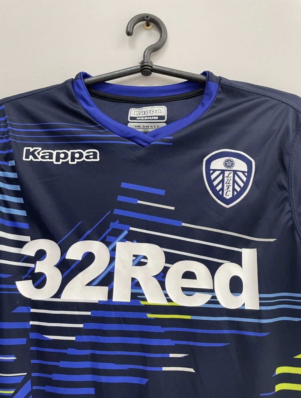 Leeds United 2018/2019 Away Football Shirt Jersey Kappa