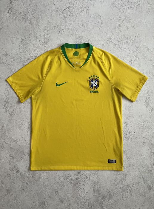 Nike Nike Brazil National Team 2018 Home Soccer Jersey T-shirt