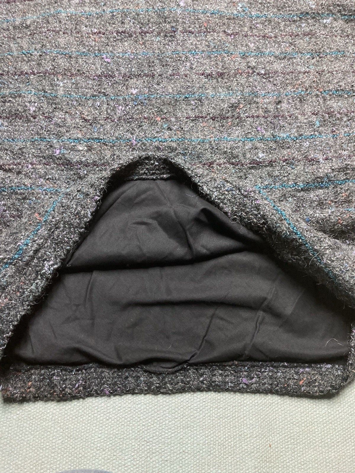 Vintage Vtg Allen Wah sweater mohair lambs wool knit striped large Size US L / EU 52-54 / 3 - 6 Thumbnail