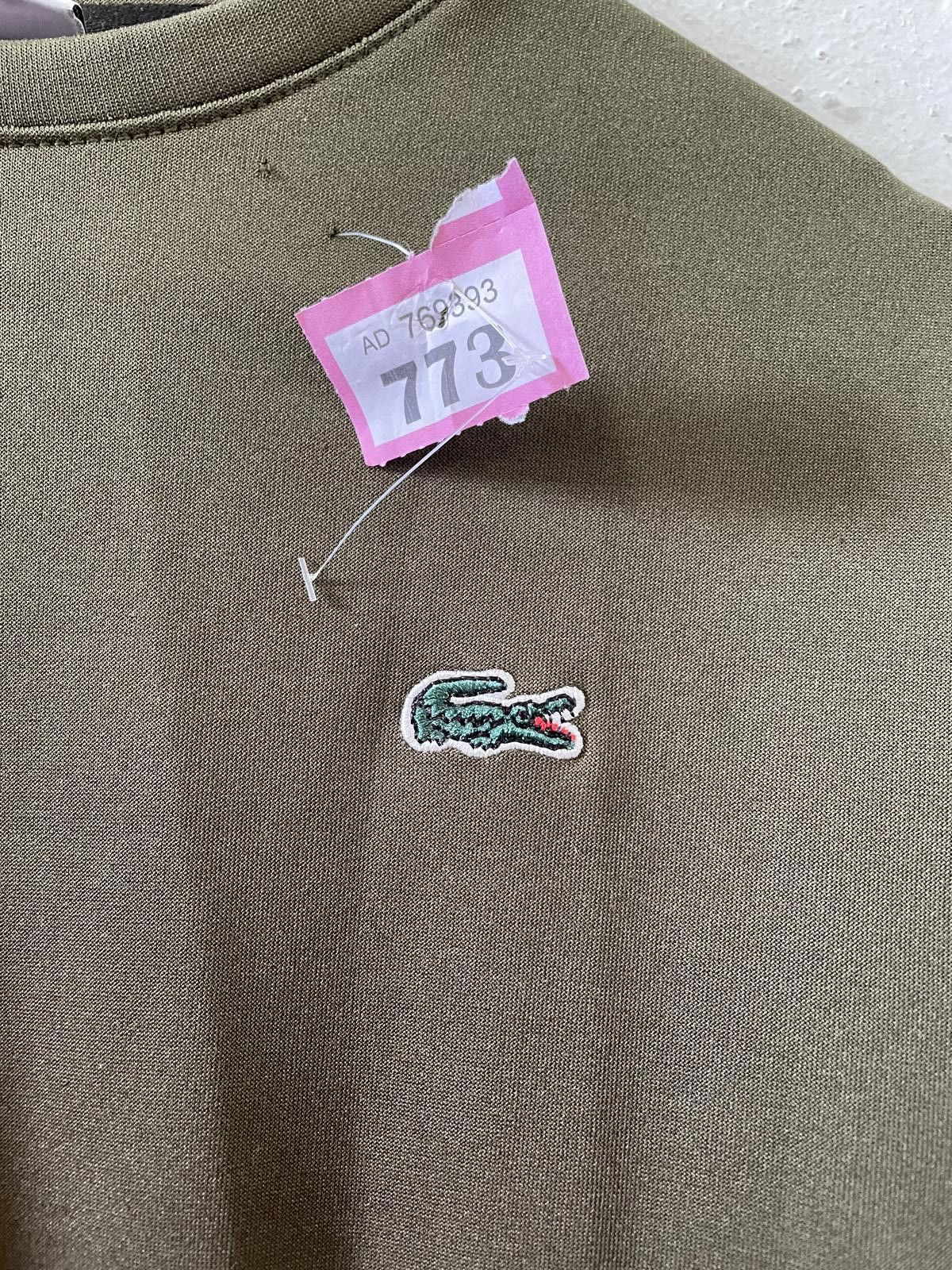 Lacoste Lacoste Olive Green Men's Sweatshirt with Logo Tape on Sleev Size US M / EU 48-50 / 2 - 3 Thumbnail
