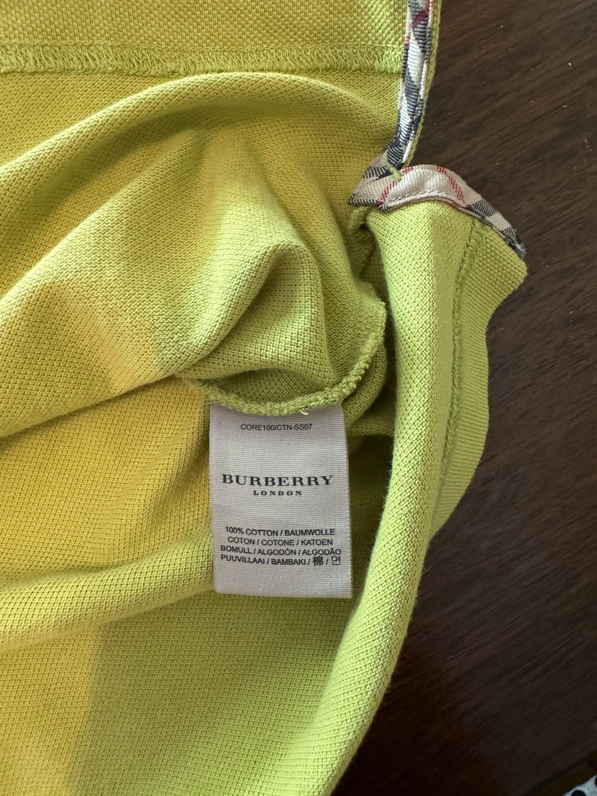 Burberry Burberry Vintage Nova Button Up Green Polo Shirt Size US L / EU 52-54 / 3 - 5 Thumbnail