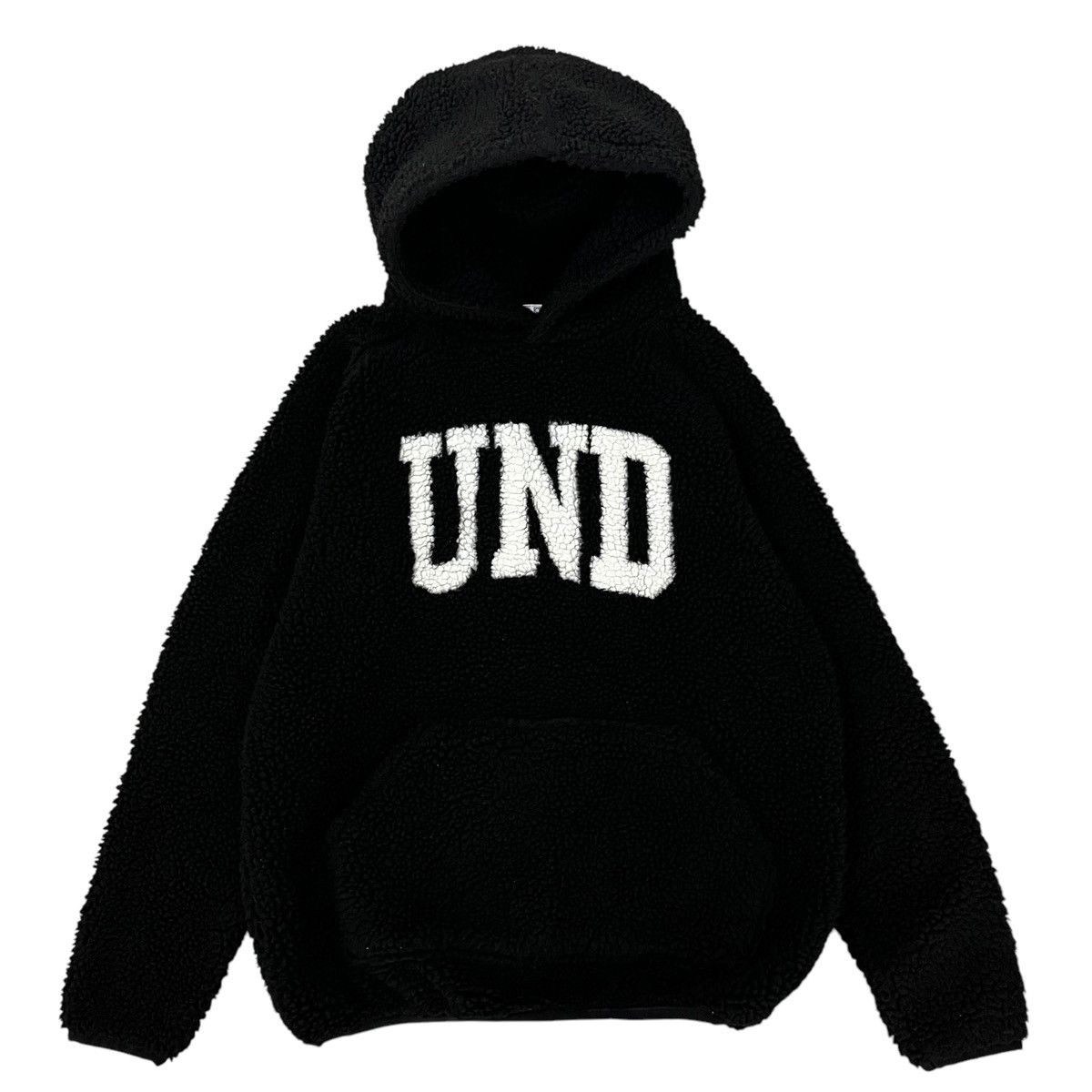 Undefeated Undefeated Sherpa Hoodie Black Grailed