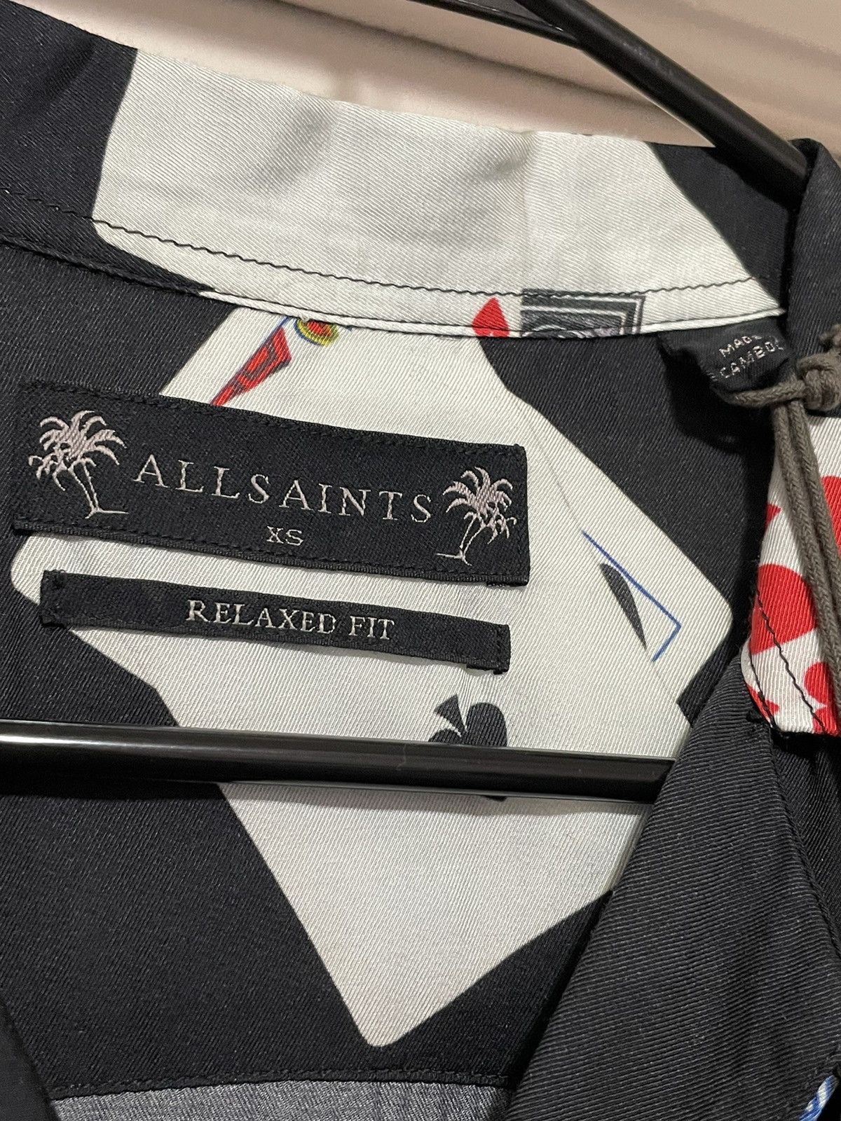 Allsaints ALLSAINTS Holdem SS Shirt Camp Collar Playing Cards Size XS Size US XS / EU 42 / 0 - 4 Thumbnail
