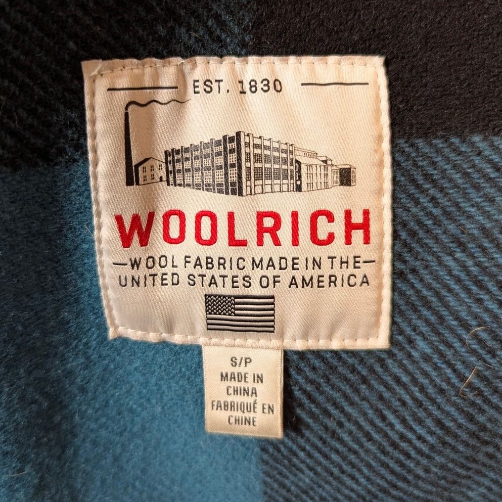 Gramicci Woolrich Blue Wool Buffalo Plaid Fall Winter Coat Small Size S / US 4 / IT 40 - 5 Thumbnail