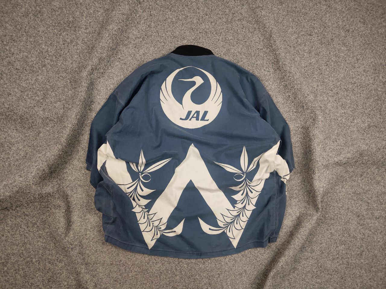 Japanese Brand Vintage 80's Jal Airlines Cotton Traditional Japanese Kimono Size US M / EU 48-50 / 2 - 1 Thumbnail