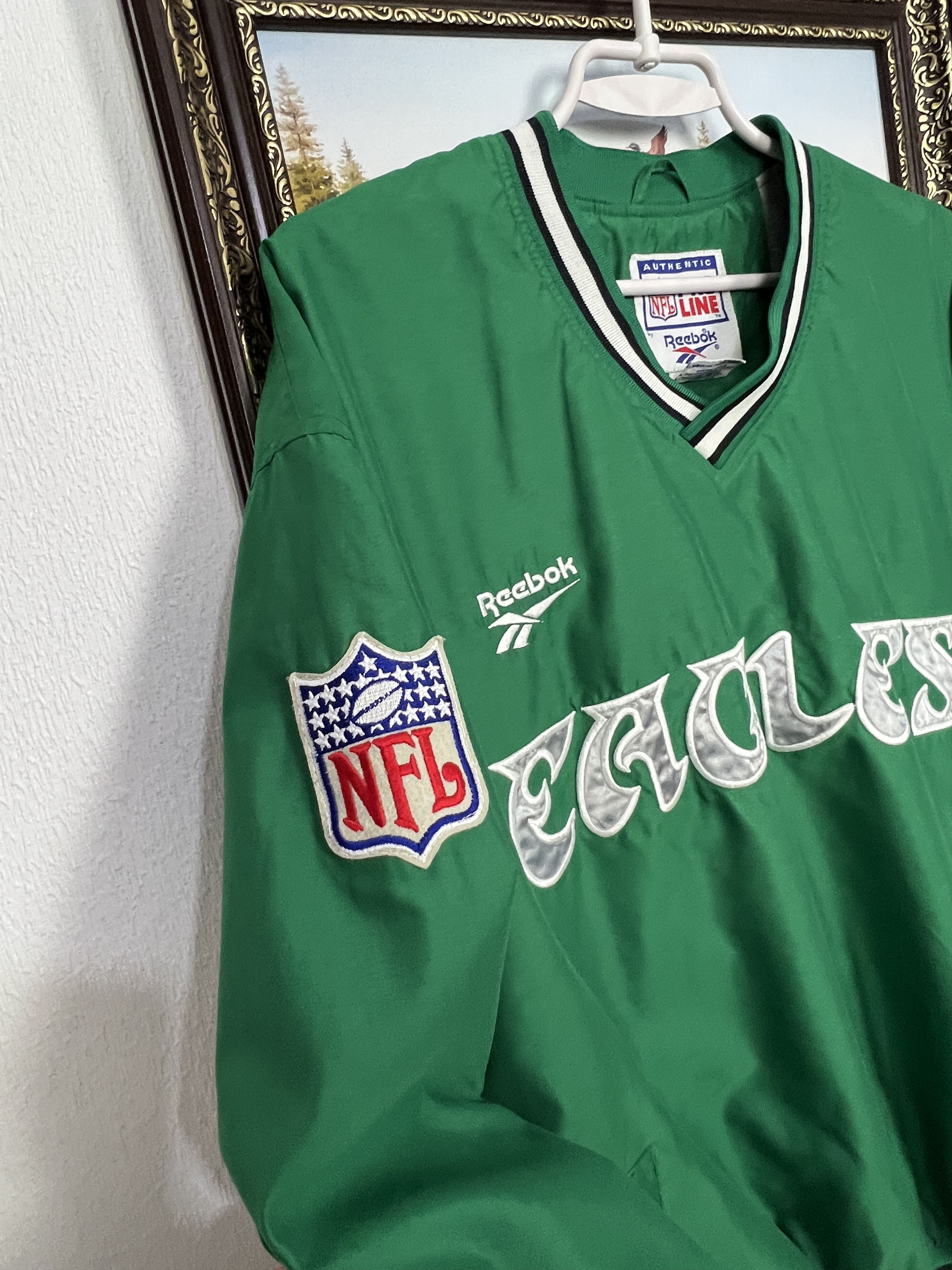 Reebok Vintage 90's Philadelphia Eagles NFL Jacket Bomber Rare Size US M / EU 48-50 / 2 - 4 Thumbnail