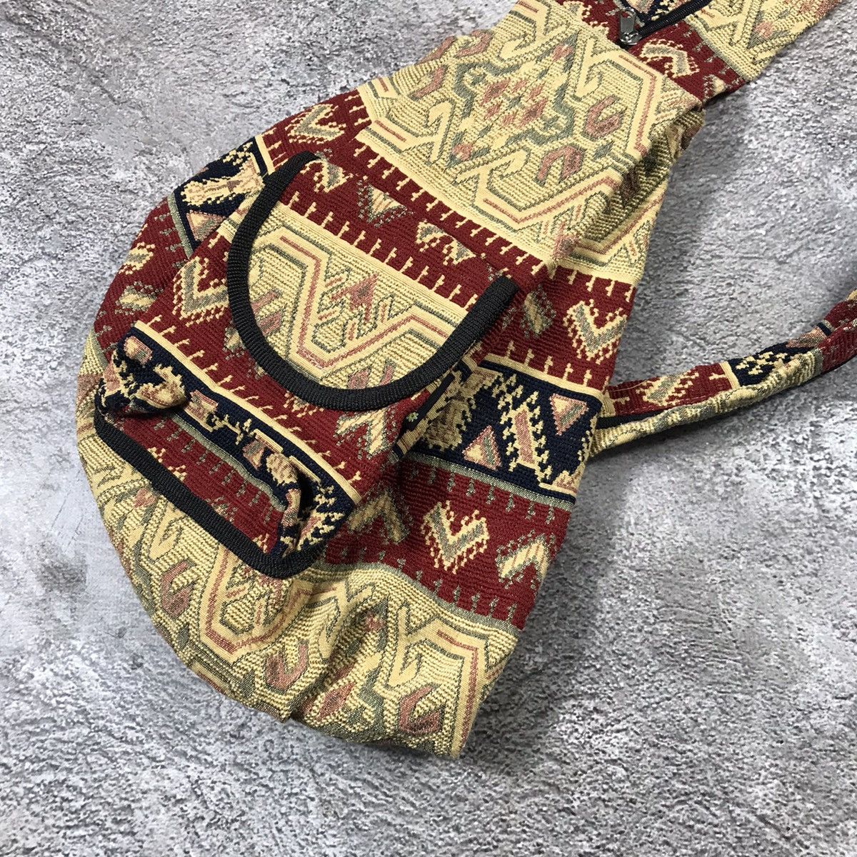 Vintage Vintage Y2K Japanese Crossbody Bag Archive Burgundy Boxy OS Size ONE SIZE - 3 Thumbnail