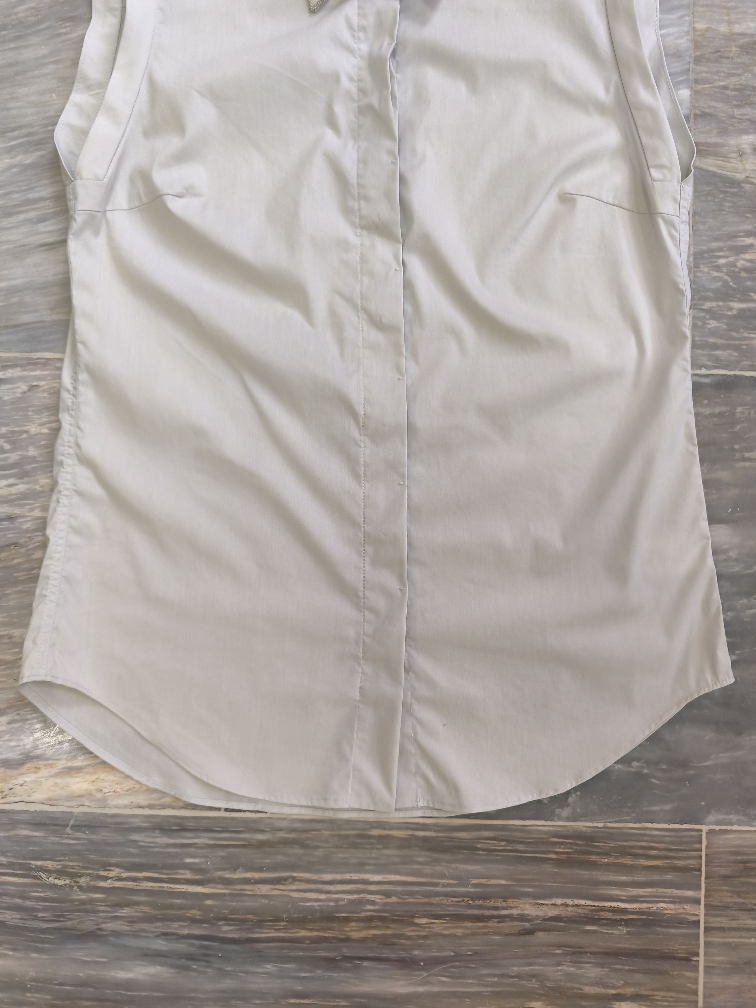 Brunello Cucinelli Brunello Cucinelli White blouse with monil chain Size S / US 4 / IT 40 - 3 Thumbnail