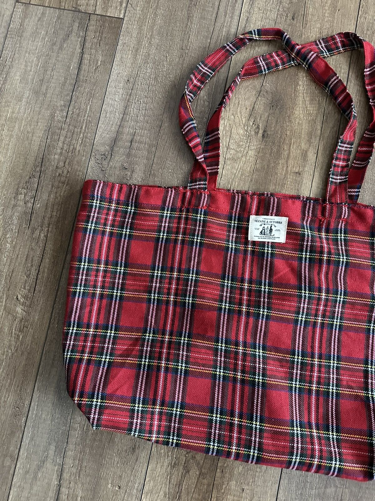 Sezane Sezane & Octobre Editions Checked Bag Size ONE SIZE - 5 Thumbnail