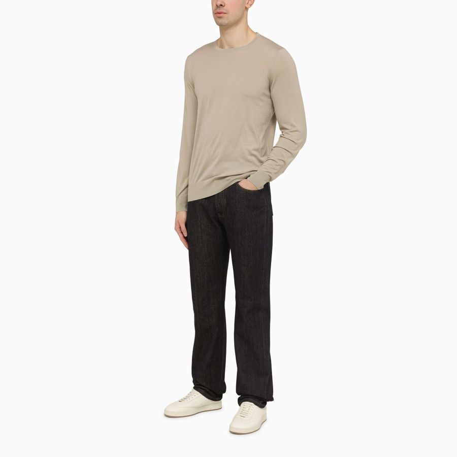 Loro Piana o1d2blof0424 Crew-Neck Sweaters in Beige Size US L / EU 52-54 / 3 - 2 Thumbnail
