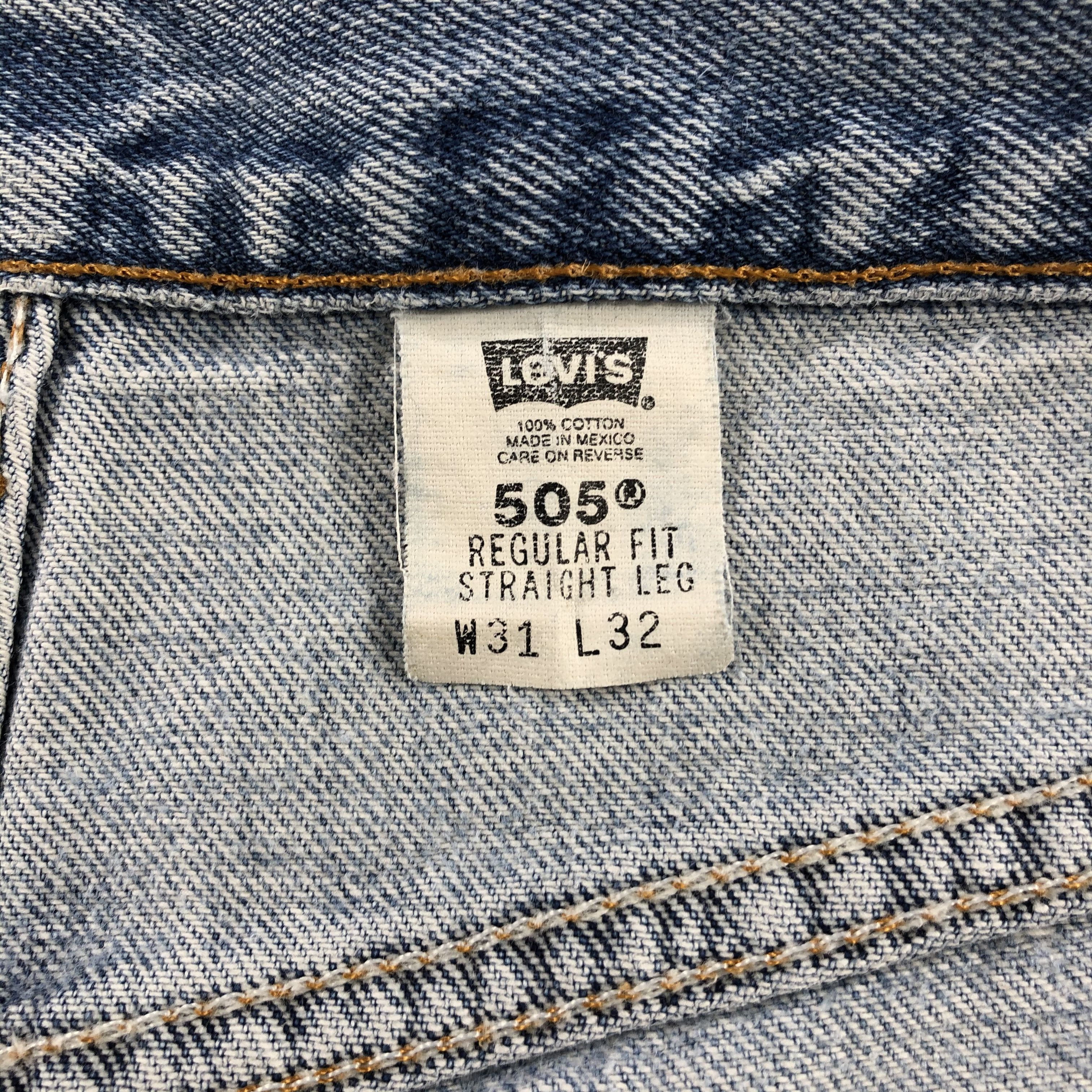 Levi's Vintage 90s Light Wash Levis 505 Jeans-J2009 Size US 32 / EU 48 - 19 Thumbnail