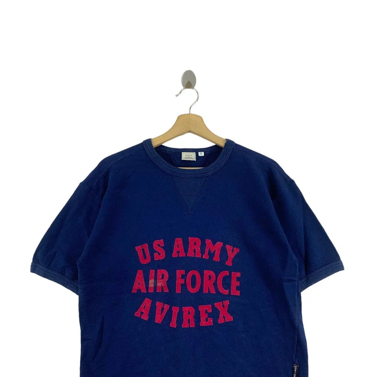 Avirex Vintage 90’ AVIREX US ARMY USAF Air Force Sweatshirt Size US S / EU 44-46 / 1 - 5 Thumbnail