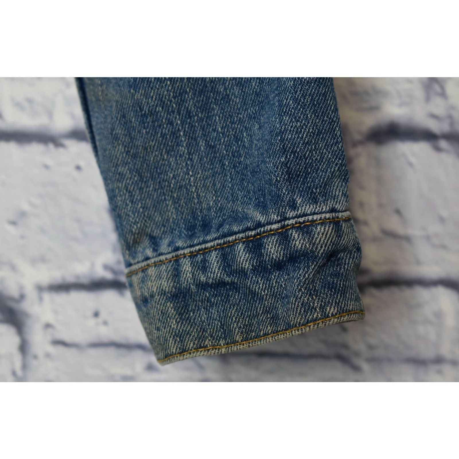 Polo Ralph Lauren VINTAGE Polo Ralph Lauren Denim Trucker Jacket Womens XS Distressed Denim Blue Size XS / US 0-2 / IT 36-38 - 7 Thumbnail