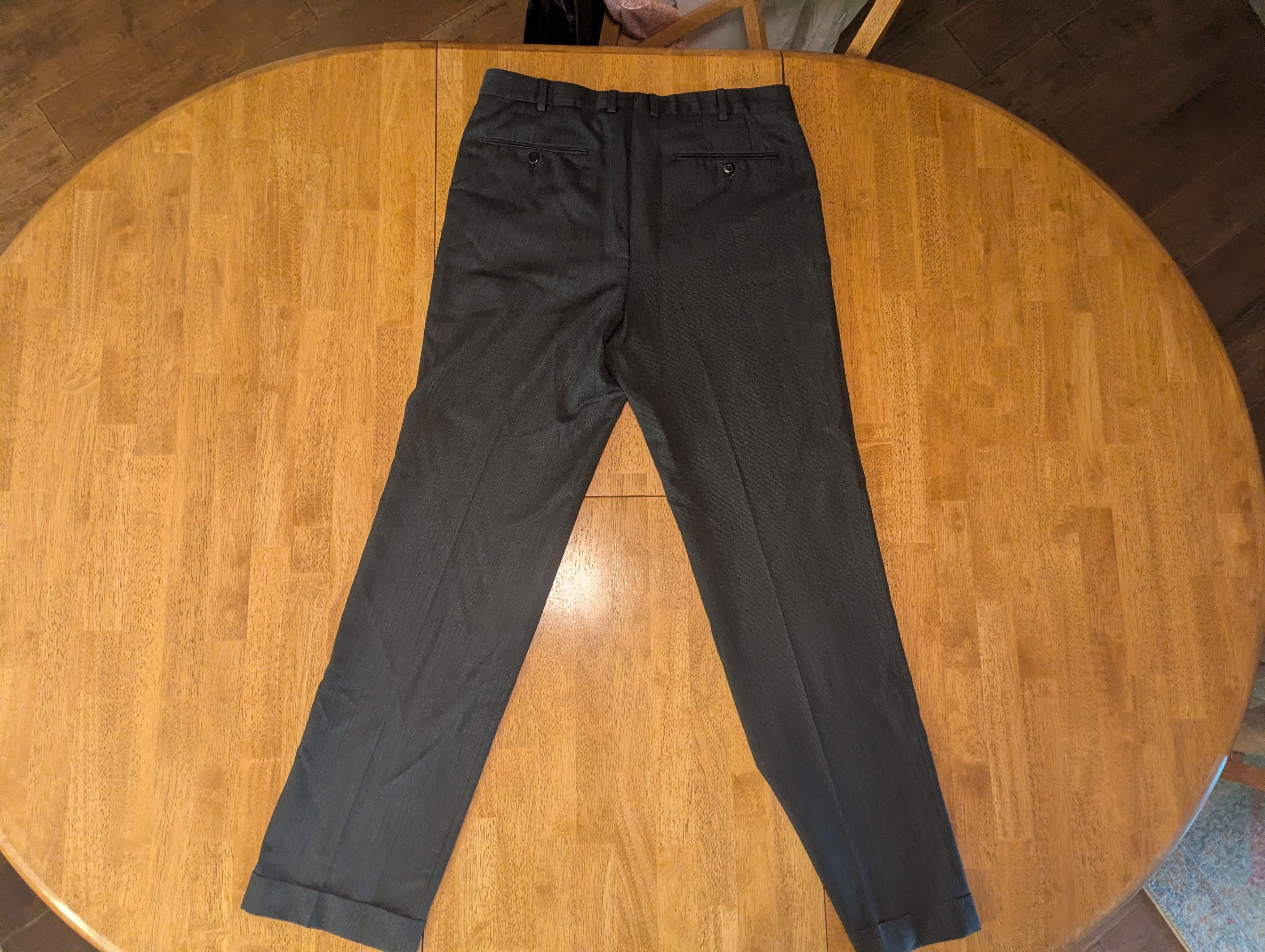 Ermenegildo Zegna Ermenegildo Zegna Gray Wool Trousers 34x30 Size 40R - 3 Thumbnail