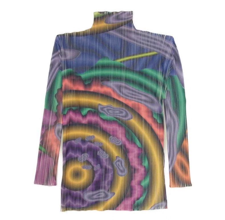 Issey Miyake Issey Miyake size:f Tadanori Yoko Artist Collaboration top Size M / US 6-8 / IT 42-44 - 5 Thumbnail