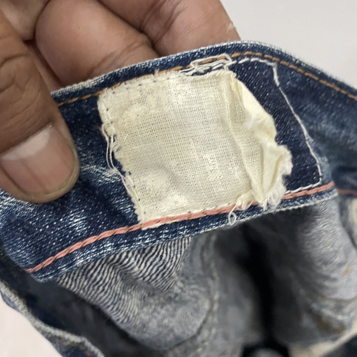 Japanese Brand Vintage Antgauge Short Denim Jeans Size 31" - 6 Thumbnail