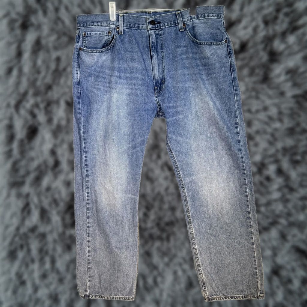 Levi's Levi's 505 Jeans Mens 40x30 Straight Leg Medium Wash Blue Classic Fit Denim Size US 40 / EU 56 - 1 Thumbnail