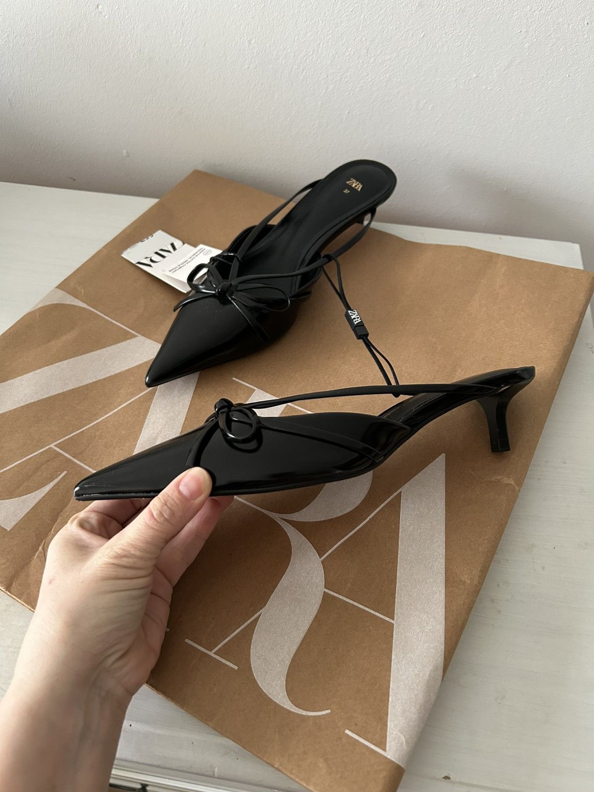 Zara Heel Slingback Zara Size US 6.5 / IT 36.5 - 3 Thumbnail